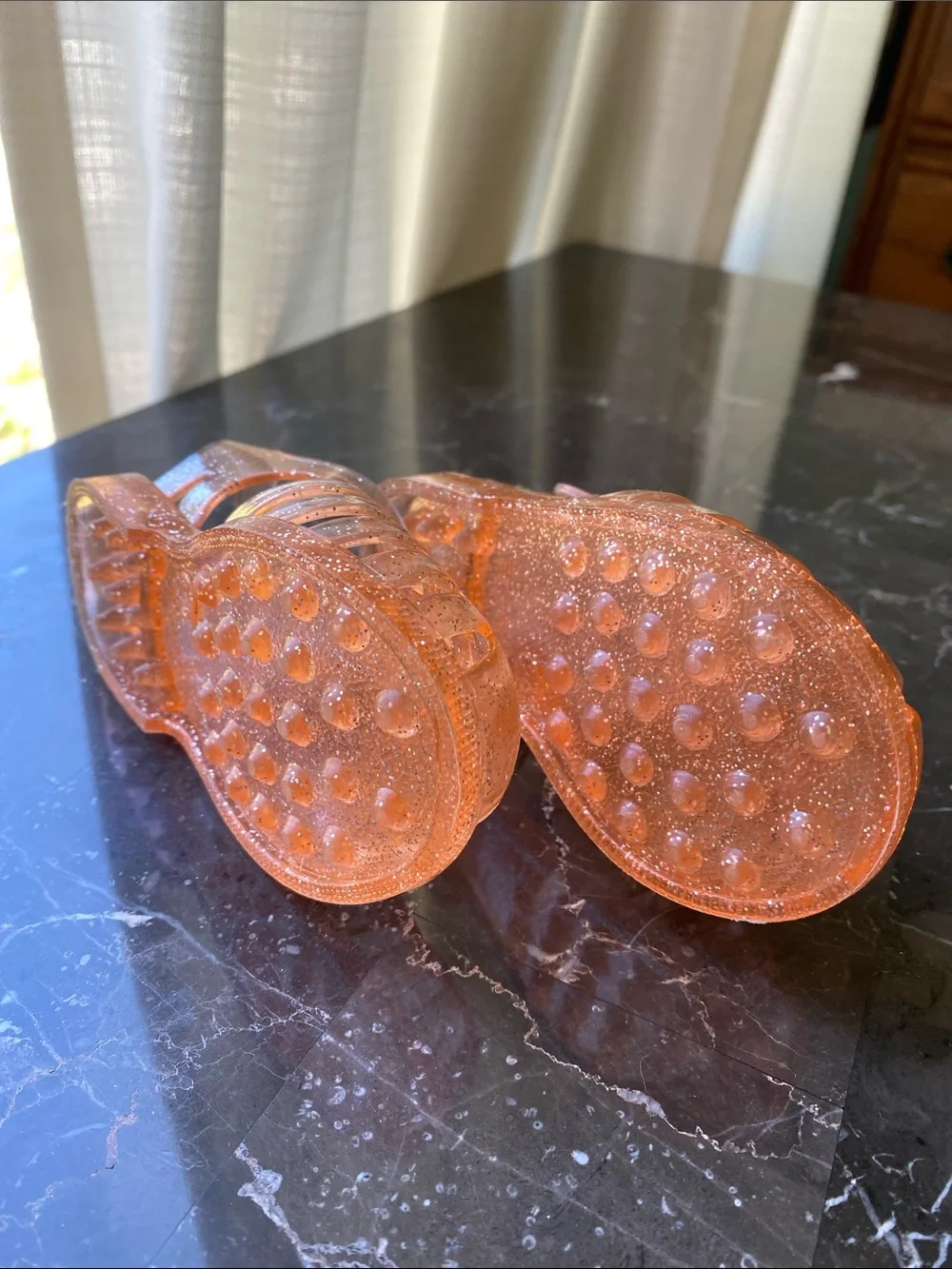 Toddler Glitter Jelly Sandals